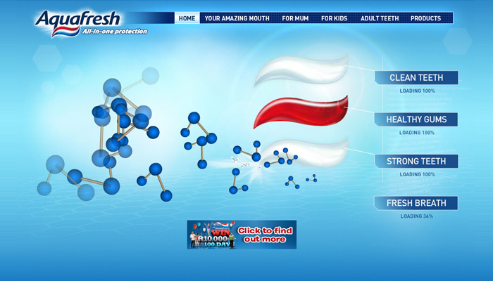 Aquafresh Global Websites