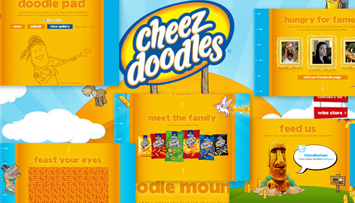 Cheezdoodles Micro-Site