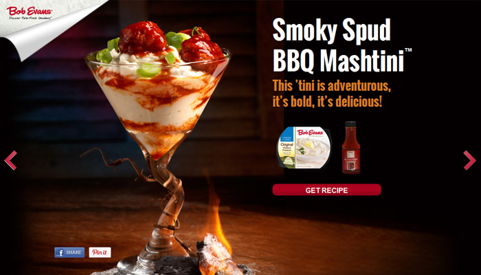 Bob Evans Mashtini Micro-Site